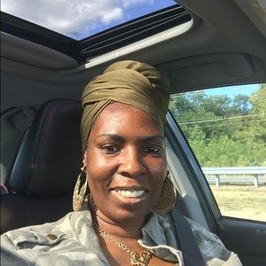 Olive green head wraps 72x22 inches